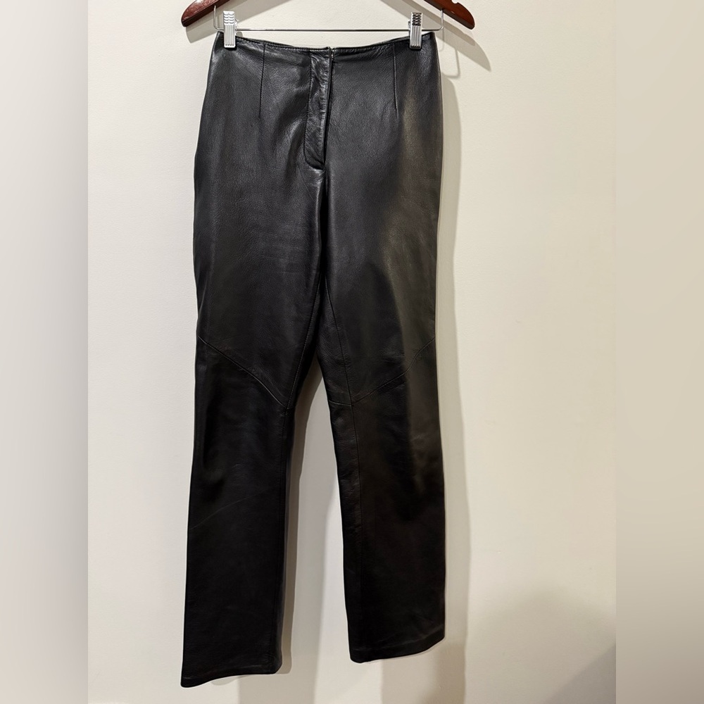 Yvonne & Marie Black Leather Pants Size 2